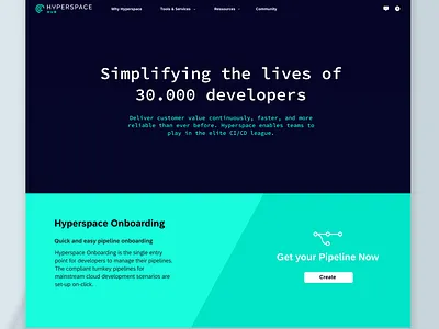 Hyperspace Info Hub cicd enterprise pipeline website