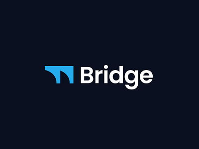 Bridge Logo abstract bridge logo minimal modern saas software web