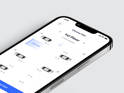 Parking Mobile App app book car clean find parking minimalist mobile app park parking parking area parking mobile app parking space ui ux vehicle
