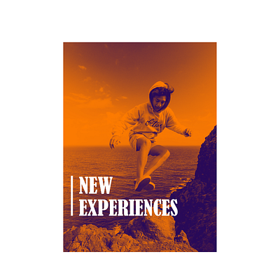 NEW EXPERIENCES gradientmap photoshop socialmediapost