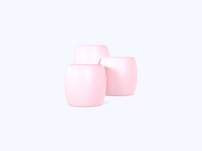 Marshmallow 3D icon 3d 3d art 3d artist 3d design 3d designer 3d icon 3d icons freebie freebies icon icons marshmallow ui