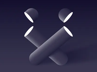 Exploration of Typography 3d branding design gradient gradients graphic illustration letter lighting lights logo shading tube tubes typography ui vector