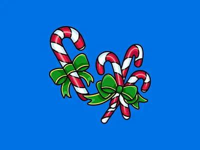 Xmas Candy candy candy cane candy xmas cane xmas character design design graphic design illustration logo logo design lollipop lollipop xmas sugar cane sugar cane candy vector xmas candy xmas design