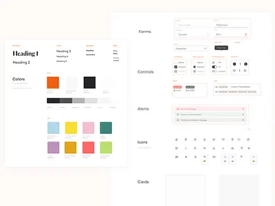 Styleguide for Ecommerce branding design typography ui ux webdesign