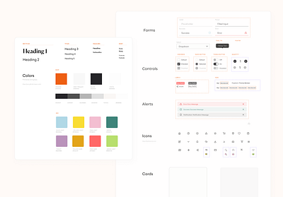 Styleguide for Ecommerce branding design typography ui ux webdesign