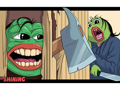 The Shining cartoon character character design digital 2d digital art illustration