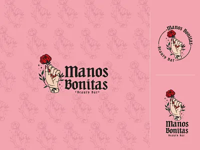 Manos Bonitas brand color design identity illustration logo