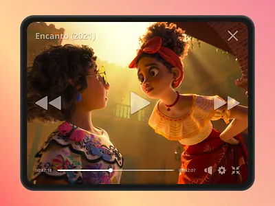 Daily UI 057 — Video Player branding dailyui dailyui057 dailyux design figma ui ux webdesign