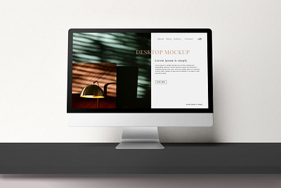 DESKTOP MOCKUP desktop imac mockup screen