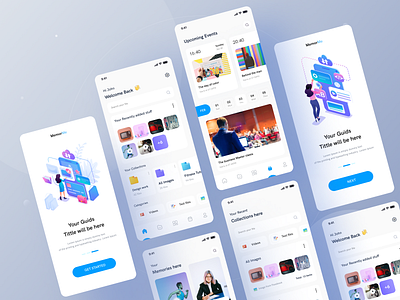 Mobile App UI Design app design clean design clean ui design dgpro digital event event management eventapp eventmanagementapp mobile app mobile design mobile ui trendyui ui uidesign uitrend uitrend2022 ux design uxdesign