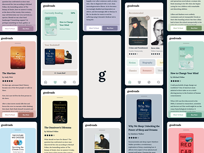Goodreads Mobile App Redesign app app design goodreads ios mobile ui ux