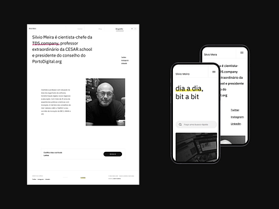 Blog - Silvio Meira animation articles blog minimalism minimalismo news ui uidesign uimotion uiux webdesigner