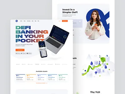 Yield App Home Page app concept design illustration ios ui ux web