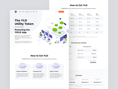 Yield App Token app concept design ios ui ux