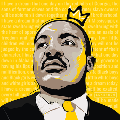 KING atlanta black history illustration martin luther king