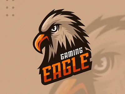 Eagle Gaming Mascot Logo bird branding design detailed drawing eagle eagles esports logo gaming illustration logo mascot vector