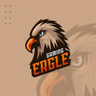 Eagle Gaming Mascot Logo bird branding design detailed drawing eagle eagles esports logo gaming illustration logo mascot vector