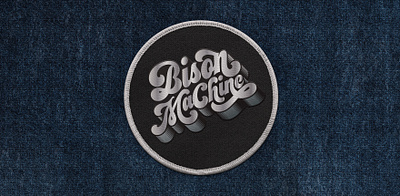 Bison Machine band logo graphic design logo logo design patch design rock band