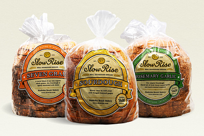 Slow Rise Packaging Design branding creative agency design logo logotype packaging