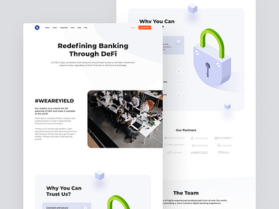 Yield App About Us app concept design ios ui ux web