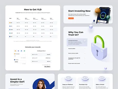 Yield App Components app concept design ios ui ux web