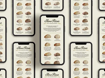 Slow Rise Web Design branding creative agency design logo logotype web design