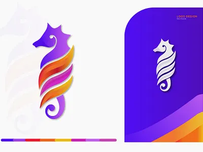 Seahorse(3d logo concept) 3d logo abstract logo ada animation app app logo brand logo branding design graphic design icon illustration logo logo design minimal nft professional logo seahorse logo typography vector