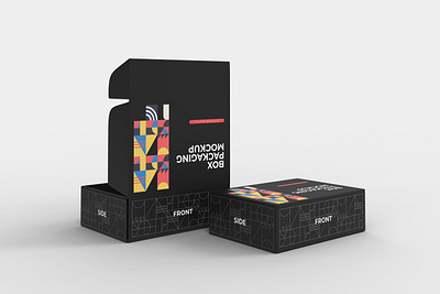 Box Packaging Mockup 3d animation app branding design graphic graphic design illustration logo ui