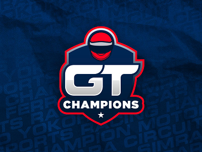 GT Champions Main Logo design esports gaming gran turismo gt sport illustration logo motorsports racing simracing