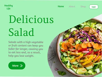 Healthy Life app branding design ui ux webdesign