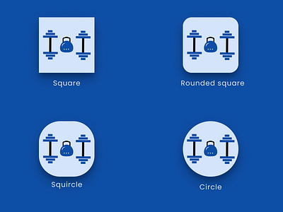 Gym App Icon for #DailyUI #005 005 app icon branding dailyui design dribbble dribbleweeklywarmup figma fitness graphic design gym muscle ui uiux