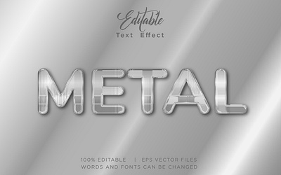 metal text style effect with chrome texture 3d aluminum background dark design editable effect effects font gold golden graphic design illustration iron luxury metal metallic silver style text effect