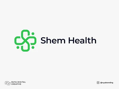 Shem Health Logo Design branding design illustration illustrator logo vector