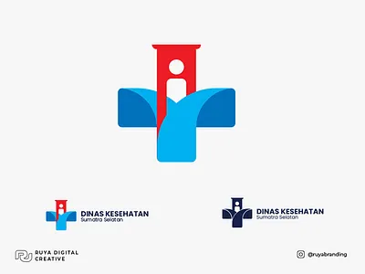 Logo Design Dinkes Sumsel 3d animation branding design graphic design illustration illustrator logo minimal motion graphics typography vector