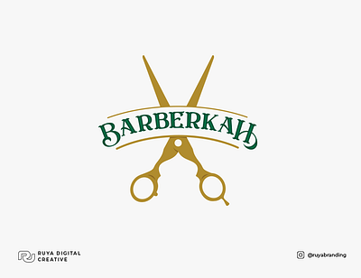 Logo Design Barberkah branding design designgraphic graphic design illustration illustrator logo minimal