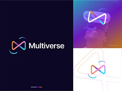 meta -crypto - futuristic - virtual reality logo - multiverse ahmed rumon blockchain logo brand branding brandmark futuristic logo identity letter logo mark logo logo design logo designer m logo meta metaverse monogram nft logo symbol virtual reality