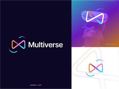 meta -crypto - futuristic - virtual reality logo - multiverse ahmed rumon blockchain logo brand branding brandmark futuristic logo identity letter logo mark logo logo design logo designer m logo meta metaverse monogram nft logo symbol virtual reality