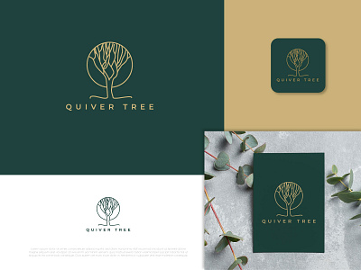 Quiver Tree Logo Design (Unused) branding design graphicsdesign logo logo design logo mark logodesign quiver quiver tree quiver tree logo tree logo
