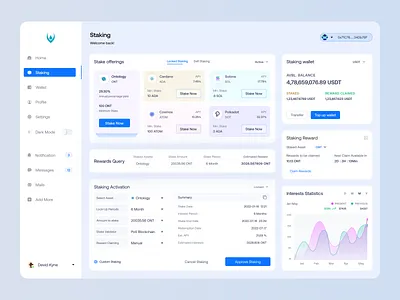 Crypto Staking Web App blockchain crypto web app cryptostaking decentralizedfinance defi finance app hodl investment minima pos product product design saas saas ui design staking stakingpool web web app web application web product