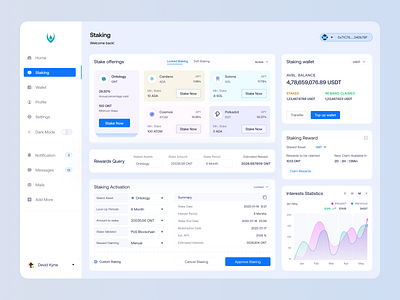 Crypto Staking Web App blockchain crypto web app cryptostaking decentralizedfinance defi finance app hodl investment minima pos product product design saas saas ui design staking stakingpool web web app web application web product