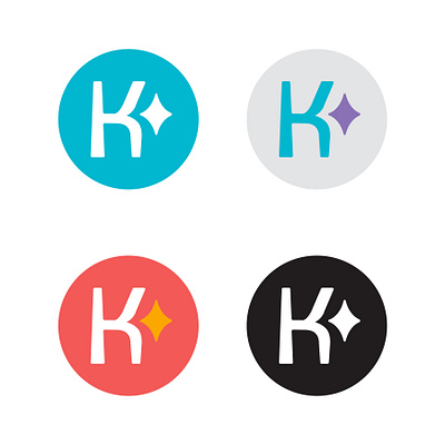 KaleidoHope Logo Icons branding colorful design educatoin icons logo mid century modern playful vector