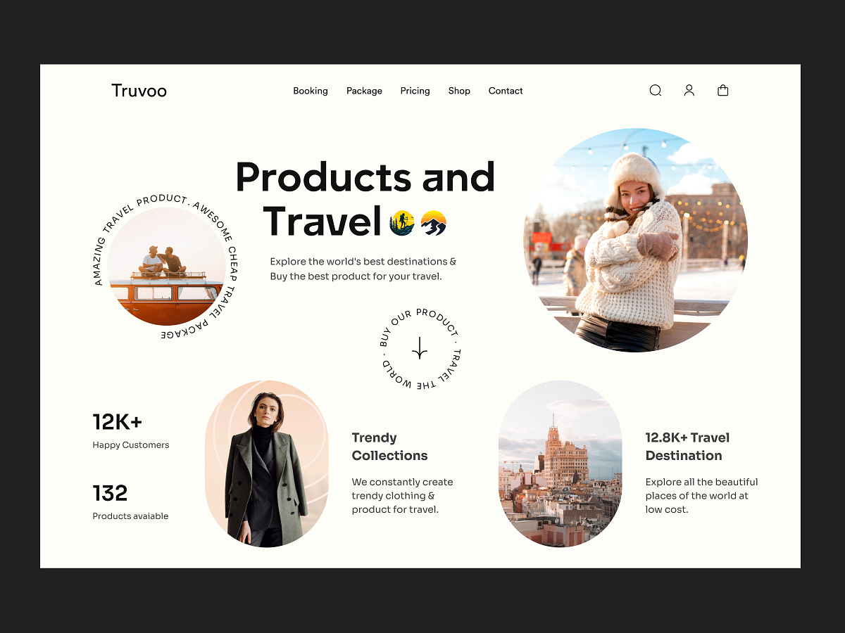 Travel Product  Design by Rakib Kowshar for Orizon UI/UX Design