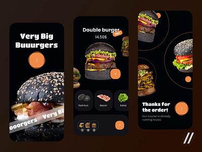 Fast Food Delivery App android animation app design app interaction dashboard delivery design fast food fastfood food foodtech interaction interface ios mobile mobile app mobile ui motion ui ux
