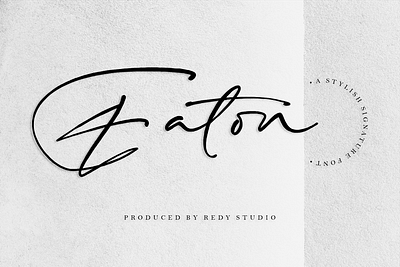 Eaton – A Signature Font branding graphic design logo trending