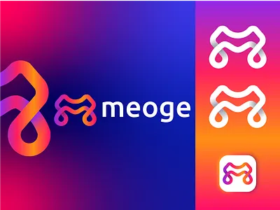 Meoge, m gaming logo design 3d 3dlogo abstractlogo brand identity brandidentity branding colorful logo design gradient logo graphicdesign graphicdesigner illustration logo logo design logodesignernearme modern logo modernlogo