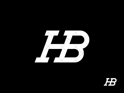 HB Monogram b bh bh logo bh monogram branding design graphic design h hb hb logo hb monogram identity illustration lettermark logo logo design logotype monogram sports monograms typography