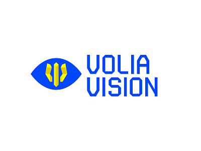 Volia Vision Logo app logo branding eye freedom identity logo logo design platform logo project ui ukraine vision volia