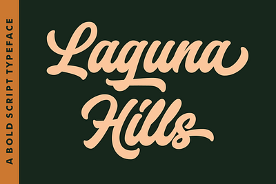 Laguna Hills Font branding graphic design handmade logo