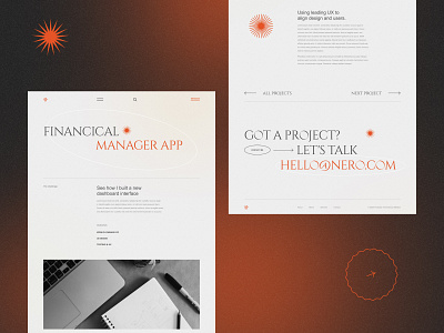 Digital Product Designer | Webflow Template - Cases article cases design designer digitalbutlers graphic design inspiration minimal orange portfolio post projects template typography webflow