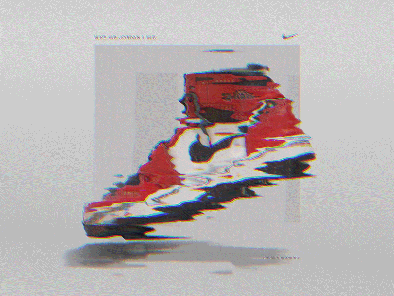 02 Air Jordan 1 3D 3d airjordan1 animation jordan jordan1 motion graphics nike ui